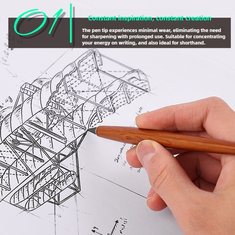 Wooden Eternal Pencil No Sharp - огляд і ціна Writing Tools