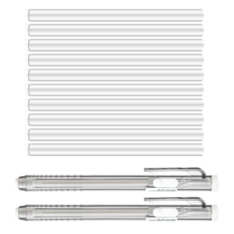 12 Pieces Retractable Mechanic - огляд і ціна Retractable Eraser Pen Click