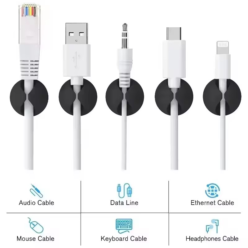5/50Pcs Mini Cable Winder Orga - огляд і ціна Desk Accessories