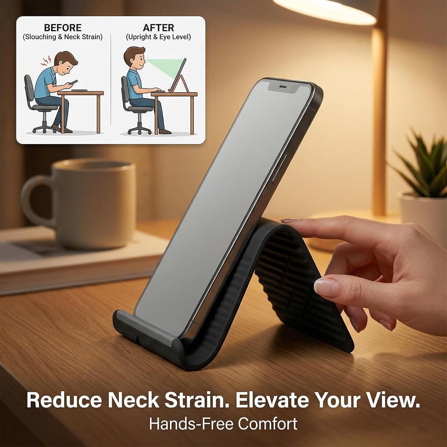 Lazy Portable Phone Stand Sili - огляд і ціна Desk Accessories