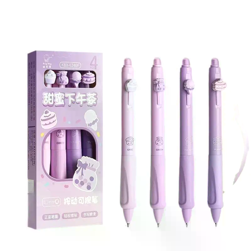 4/6Pcs Erasable Gel Pen Set, 0 - огляд і ціна Retractable Eraser Pen Click